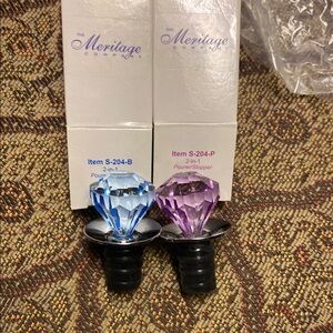Blue or Purple Wine Stoppers
